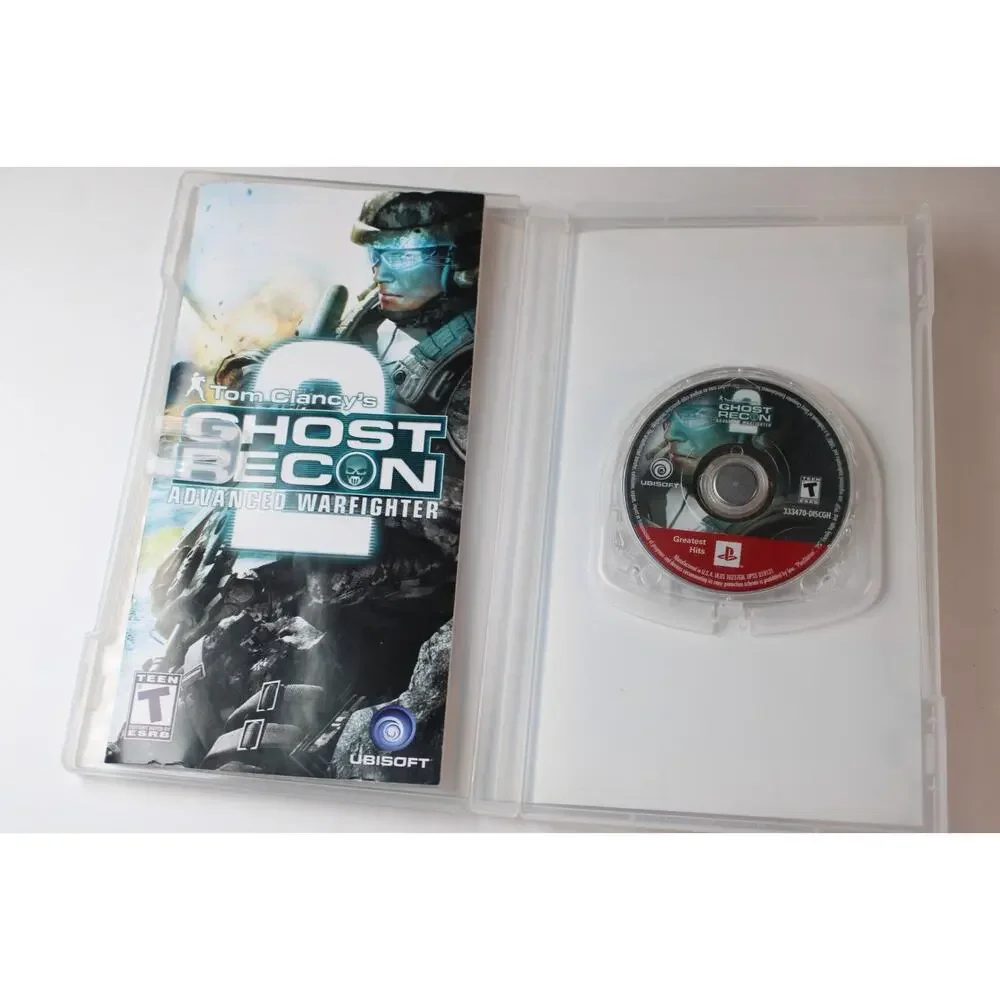 2 game Lot: Tom Clancy's Ghost Recon: Predator + Ghost Recon 2 (Sony PSP)